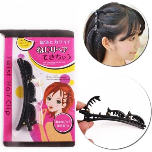 Comfortable Lightweight Korean Fashion Double Bangs Hair Clip Hairstyle Hairpin Women Headband Tie For Girl