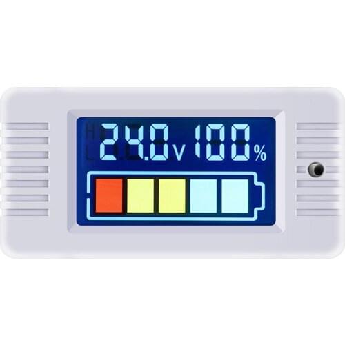 0~100V DC Digital Display Voltmeter Tester Volt Meter Power Wattmeter Ampere Lcd screen New Design battey SOC matter while
