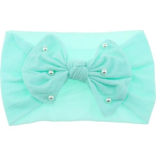 18 colors Baby Hairband Soft Cotton Baby Girls Kid Toddler Bow Tassel Hairband Headband Turban Big Knot 1211
