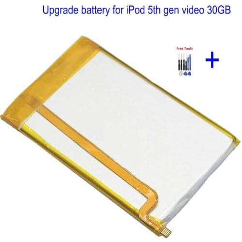 1 x 3000mAh SSD HD Upgrade battery For iPod 5th gen video 30gb iPod 6th gen classic 80gb 120gb 7th gen 160gb + Repair Tools kit
