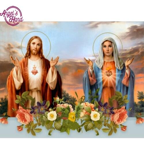 3D DIY Diamond Painting Cross Stitch religion jesus Crystal Needlework Diamond Embroidery pattern Full Diamond mosaic painting