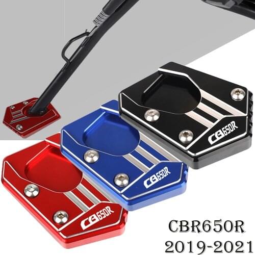 Motorcycle Accessories Side Stand Enlarge Extension Kickstand FOR HONDA CB650R Neo Sports Cafe 2019 2020 2021 CB 650R CB650 R