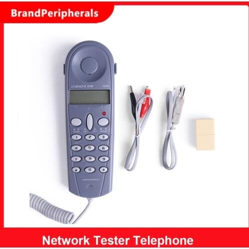 C019 Telephone Network Tester Telephone Phone-Butt Test Tool Tester Cable for Telephone Line Fault
