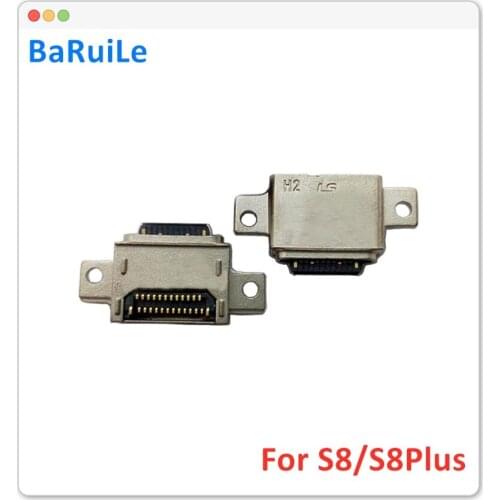 BaRuiLe 10pcs Usb Charge Port Dock Socket Plug Jack For Samsung Galaxy S8 Plus G955 G955F S8 G950 G950F Charging Connector