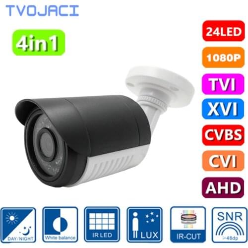 Surveillance Camera XVI Analog High Definition 1/3'' CMOS 2.0MP 1080P AHD TVI CVI CVBS CCTV Camera IR Cut Fiter Security Outdoor