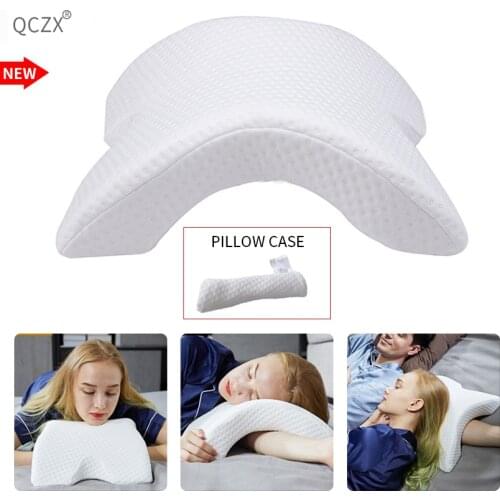 QCZX U-shaped Neck Pillow Slow Rebound Pressure Pillow Memory Foam Bedding Pillow Multifunction Anti-pressure Hand Pillow