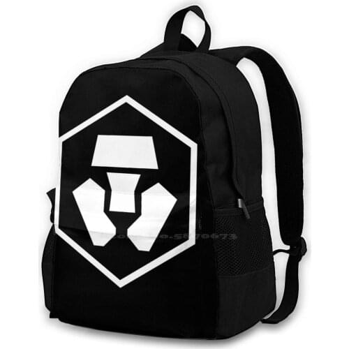 Crypto.Com Backpacks For School Teenagers Girls Travel Bags Crypto Com Crypto Cryptocurrency Bitcoin Ethereum Litecoin Dogecoin