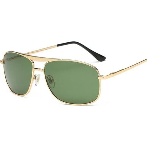 Men origin Brand Gold square Sunglasses Men UV400 Classic Male Square Glasses Driving Eyewear Gafas Oculos g15