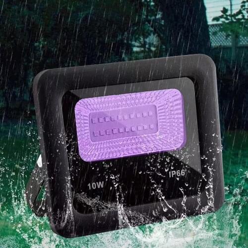 [Seven Neon]Ultraviolet UV LED Flood Light outdoor IP66 395NM 10W UV party light bar atmosphere light black light Led UV Lamp