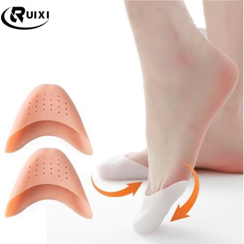 Toe Protector Silicone Gel Pointe Toe Cap Cover For Toes Soft Pads Protectors For Ballet Shoes Feet Care Tools
