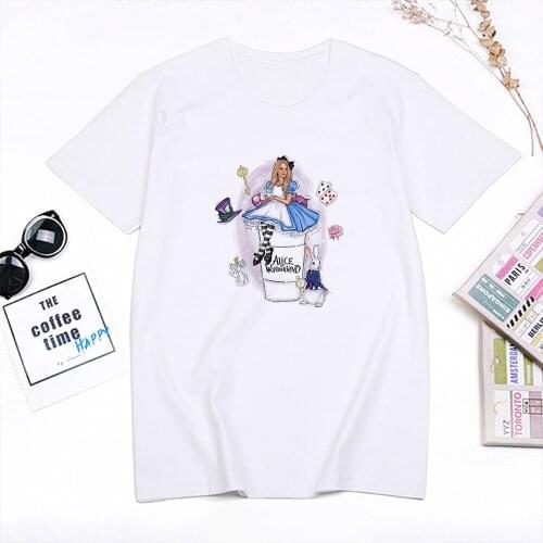 Women T Shirt Female White T-Shirts Harajuku Streetwear Tee Shirt Summer Short Sleeve Tops Girls Gift COFFEE Mom Mother
