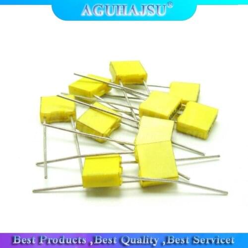 20pcs Polypropylene Safety Plastic Film 100V 1nF ~ 470nF 100nf 220nf 10nf 47nf 22nf 1nf 0.47uf 0.1uf Correction capacitor