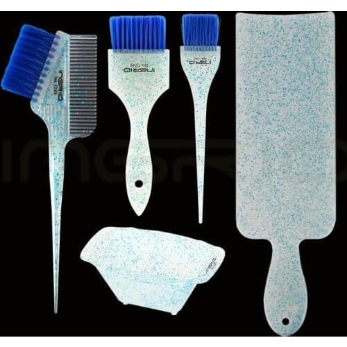 5PCS Hair Dye Color Brush Bowl Board Set Coloring Mixer Hair Tint Dying Applicator Hairdressing Styling Accessories