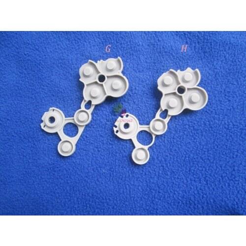 50 x Gray D Pads Silicon Conductive Rubber R L Button For Xbox One Controller Gamepad For XboxONE Repair Part Replacement