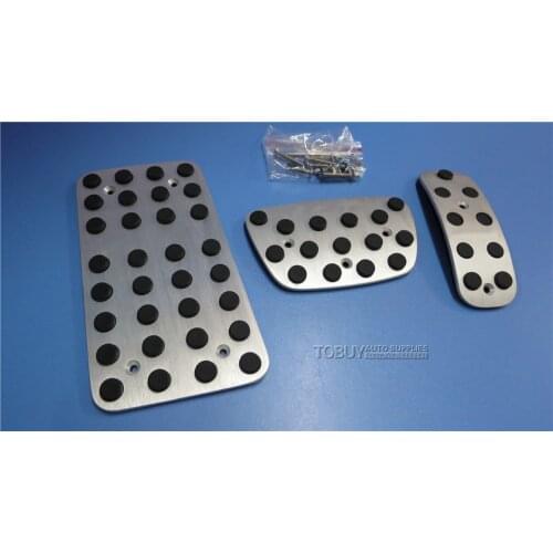 TTCR-II Car Accessory For Toyota Camry 2006-2016 Non-slip Styling Gas Accelerator Brake Footrest Refit Plate Pedal Stickers Pad