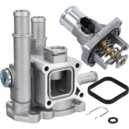 Aluminum Engine Cooling Thermostat Housing Cover Assembly for Chevrolet Cruze Sonic Aveo 25191992 55579951 96984104 96984103