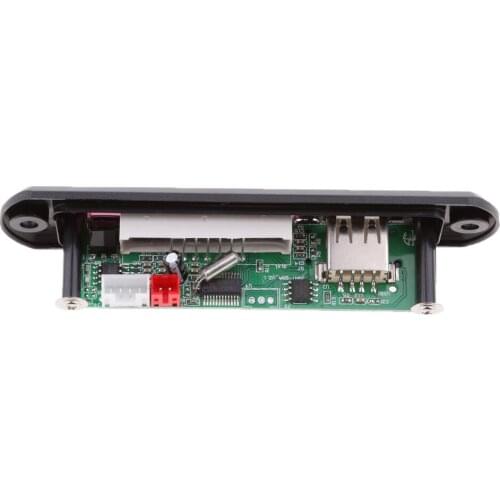 Car Kits Wireless MP3 Decoder Board Audio Module and FM SD TF Port Black