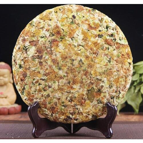 Big Snow Mountain Ancient Tree Camellia Honey Sweet Pu-erh Flower 357g