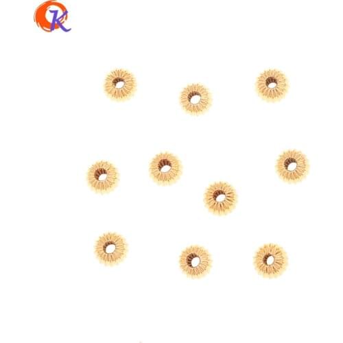 Cordial Design 100Pcs 6*6MM Jewelry Accessories/Loose Beads/Hand Made/Genuine Gold Plating/Earring Findings/DIY Jewelry Making