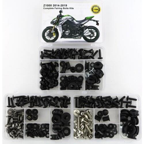 Fit For Kawasaki Z1000 2014 2015 2016 2017 2018 2019 Motorcycle Cowling Complete Full Fairing Bolts Kit Steel Fairing Clips Nuts