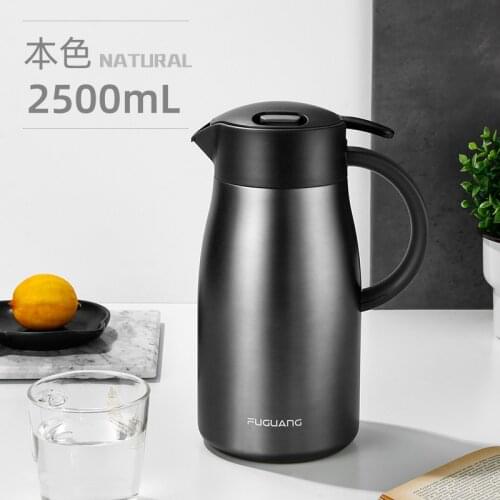 Flask Water Bottle Stainless Steel Clear Insulated Portable 2l Water Bottle Drink Metal Reusable Gourde Inox Bottles XX60WB