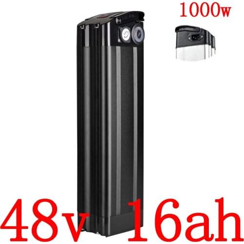 48V 10AH 13AH 15AH silver fish lithium e-bike battery 48V 15AH Electric Bikcycle Battery fit 48V 500W 750W 1000W motor free duty