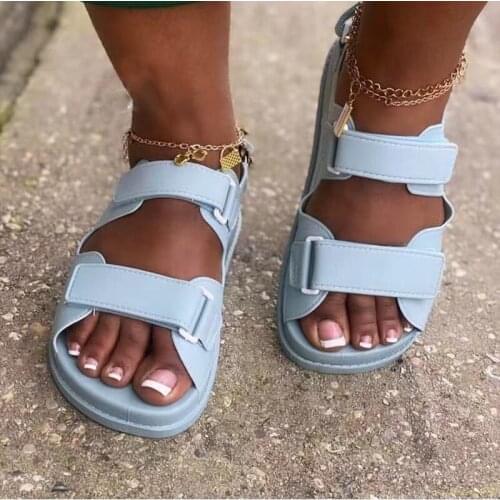 Cute Platform Sandals Women Shoes Summer EVA Soft Comfort Travel Beach Slippers Female New Casual Sandal Plus Size 35-43
