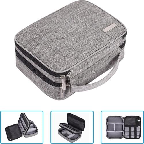 Multifunction Digital Storage Bag Empty USB Data Cable Earphone Wire pen Power bank HDD Organizer Portable Travel Kit Case Pouch