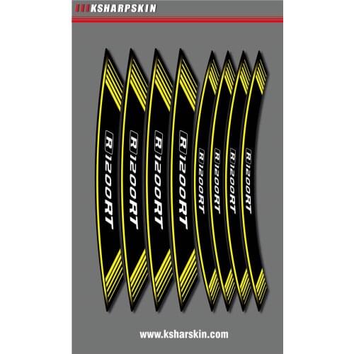 Motorcycle sticker stripe personality wheel stickers creative reflective decorative tires for BMW R12000RT r1200 rt decals moto