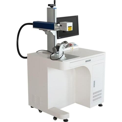Desktop Laser Marker 20W 30W 50W Fiber Raycus Laser Marking Machine For Engrave Plastic/Jewelry/Metal