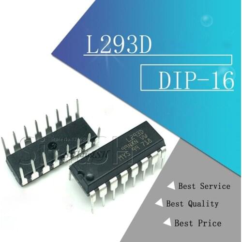 5PCS L293D DIP16 L293 DIP 293D DIP-16 new and original IC