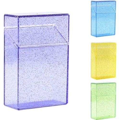 New Fashion Pipe Creative Personality Cigaret Case Slim Cigarette Box Transparent Gift Box Cigarette Holder