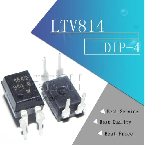 10pcs LTV-814 DIP-4 LTV814 DIP LTV-814A compatible optocoupler PC814 DIP4 original authentic
