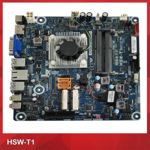 Original Desktop Motherboard for ASUS HSW-T1 Mini iTX I3-4030U DDR3L DC Power Supply Main Board Fully Tested