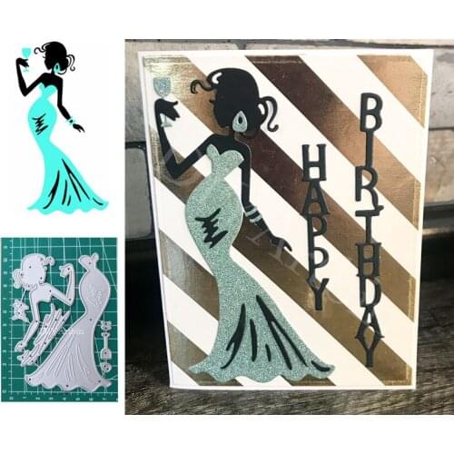 Lady Valentine New Cutting Dies Metal Embossing Paper Card Craft Die Scrapbooking & Paper Crafts