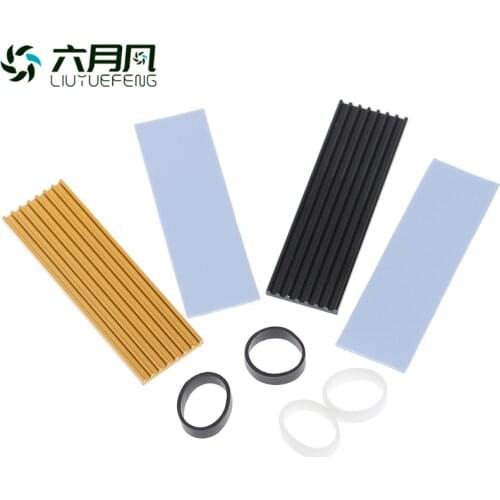 LIUYUEFENG M.2 Hard Disk Heatsink Aluminum Solid State Drives Cooling Heatsink Thermal Pad For NVME M2 NGFF 2280 PCI-E SSD