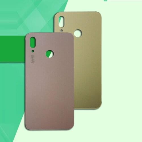 For Huawei P20 Lite Back Battery Glass Cover With Camera Lens For Huawei Nova 3e Battery Cover Rear Door Housing Case Panel