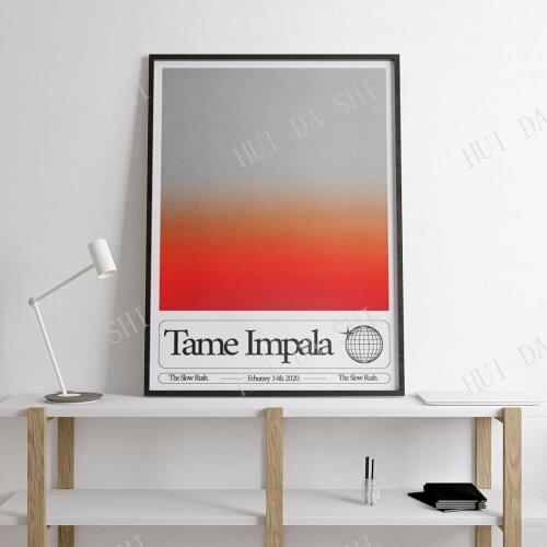 Tame Impala Indie UK Quality Vintage Gradient Poster New season Aesthetic Art Premium Great Gift Idea Wall Print Design