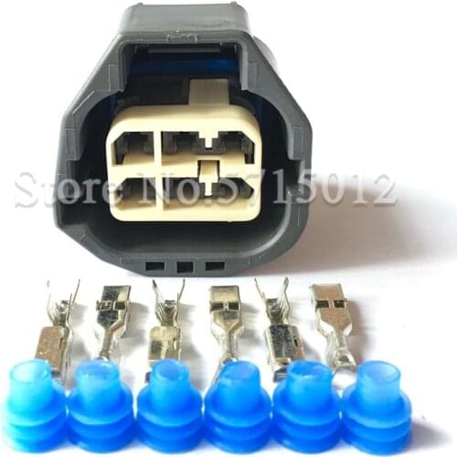 6 Hole 7283-5577-10 Waterproof Automotive Throttle Pump Connector Electrical Car Lamp Light Socket
