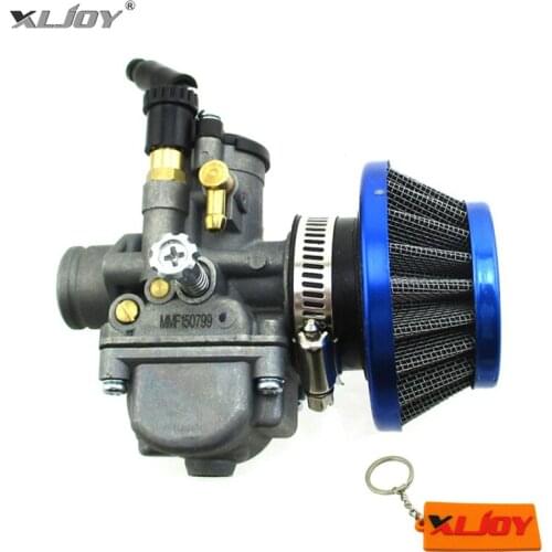 XLJOY 19mm Carburetor Carb 35mm Blue Air Filter For 50SX 50cc Junior Dirt Bike 2001-2017