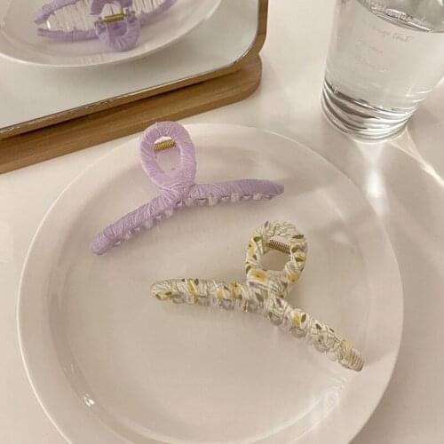 New Woman Resin Hair Claws Hair Accessories Chic Barrettes Hairclips Ladies Hairgrip Headwear Simple Lady Hairpin