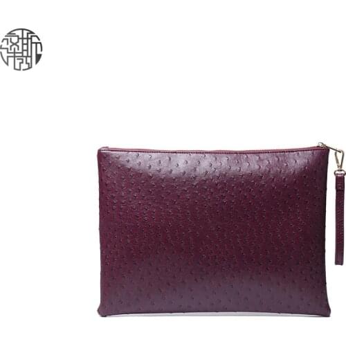 Zenos Animal Print A4 Size File Clutch Purse Pu Leather Casual Bags Pouch Femme Fahsion