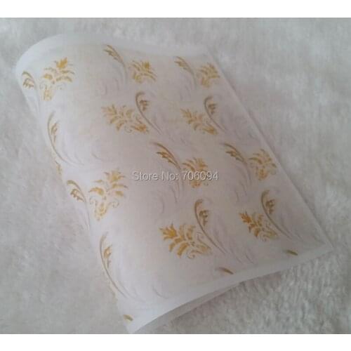200PCS 15x21cm(5.91''x8.27'') oil-proof packing paper custom soap gift wrapping paper need extra cost