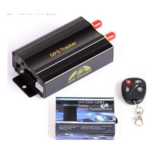 TK103B Vehicle GPS tracker Remote Control Anti-theft Car Alarm System Portoguese Platform Quad Band SD card GPS103 GPS GSM