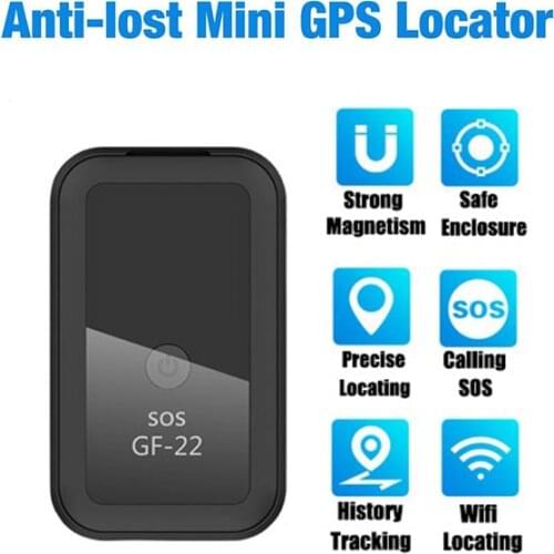 GF-22 Smart Car Tracker Global Positioning Anti-theft Alarm Device Voice Control Recording Locator Work With WIFI LBS AGPS GPS