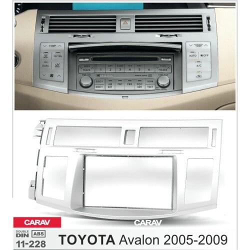 CARAV 11-228 Top Quality Radio Fascia for TOYOTA Avalon 2005-2009 Stereo Fascia Dash CD Trim Installation Kit