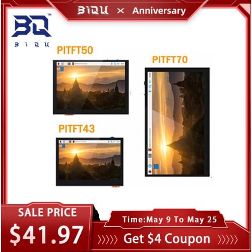 BIGTREETECH BTT PITFT50 V1.0 Capacitive Touch Screen Panel DSI 5 Inch LCD Display for Octoprint Raspberry Pi 4/3/3B+/2/2b