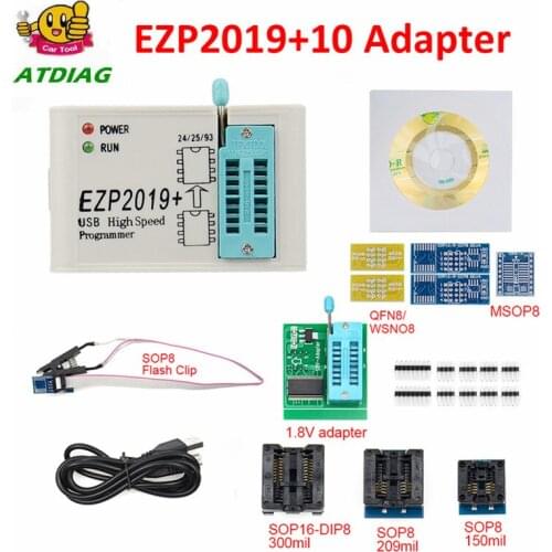 EZP 2019 EZP2019+ High-speed USB SPI Programmer EEPROM minipro adapter