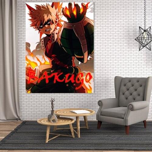 Canvas Bakugou Anime Japan Pictures Angry Fight Home Decoration Paintings Poster HD Prints Wall Art Modular Living Room Unframed