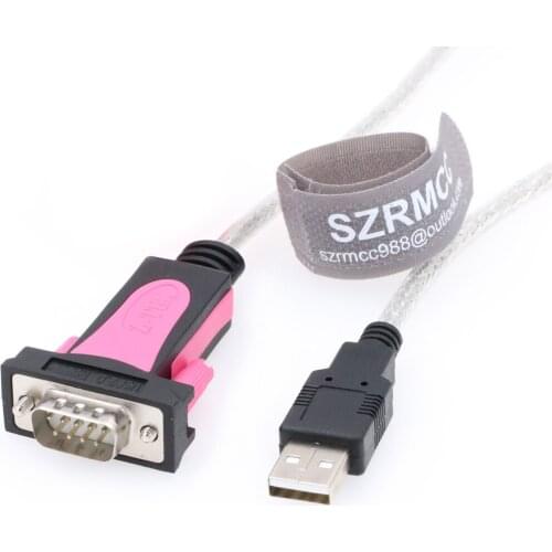 USB 2.0 to DB9 RS232 Serial Male Converter Cable with FTDI Chipset for Windows 10 8 7 XP Linux and Mac OS